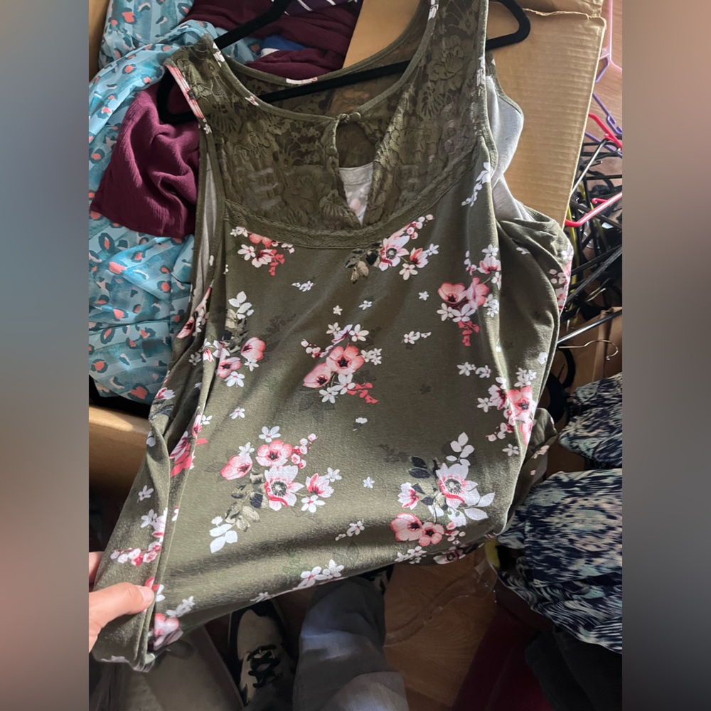 Tank top blouse + size